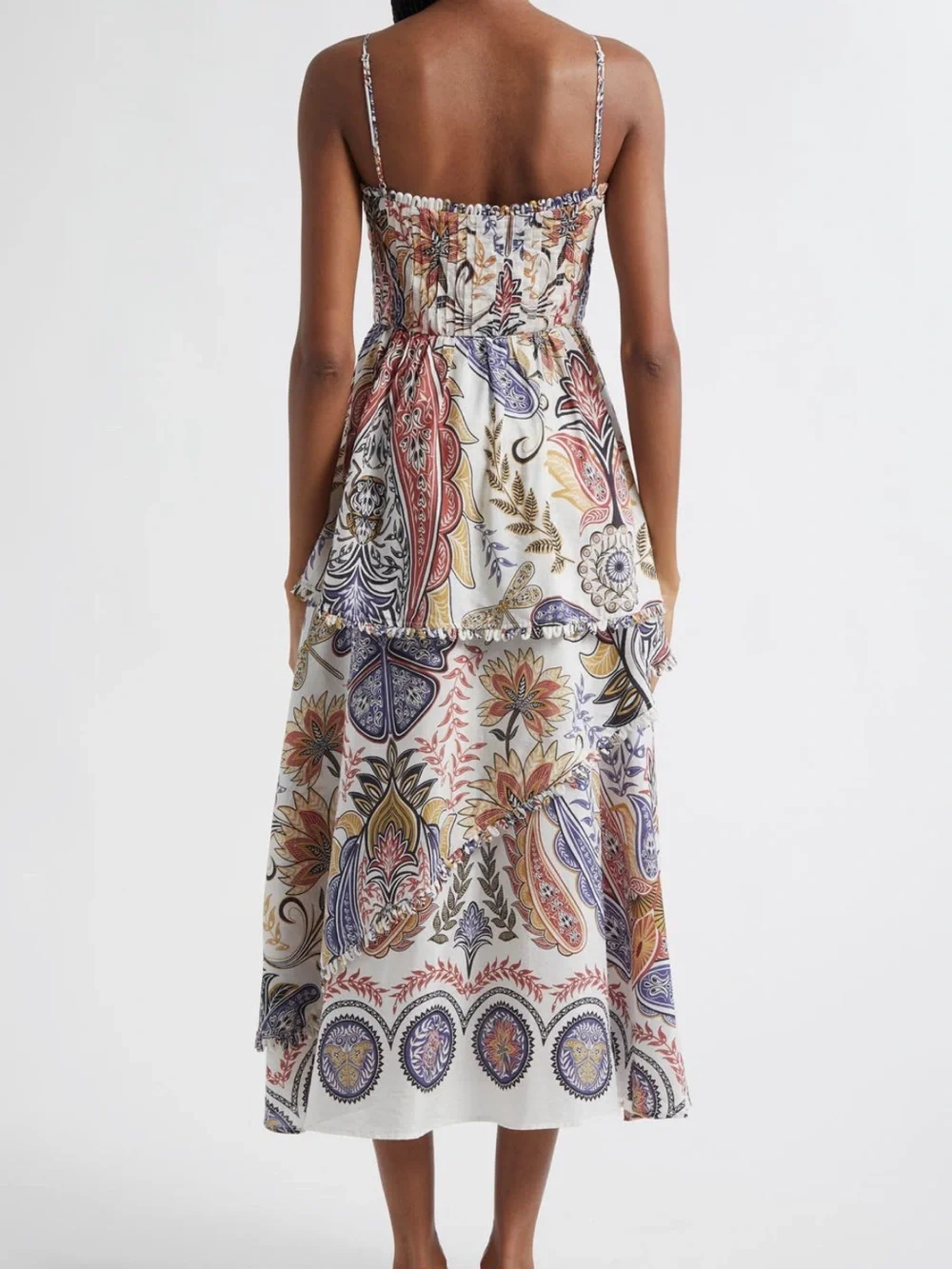 FARM Rio Boho Glam Floral Sundress NWT Size XL - Picture 2 of 10